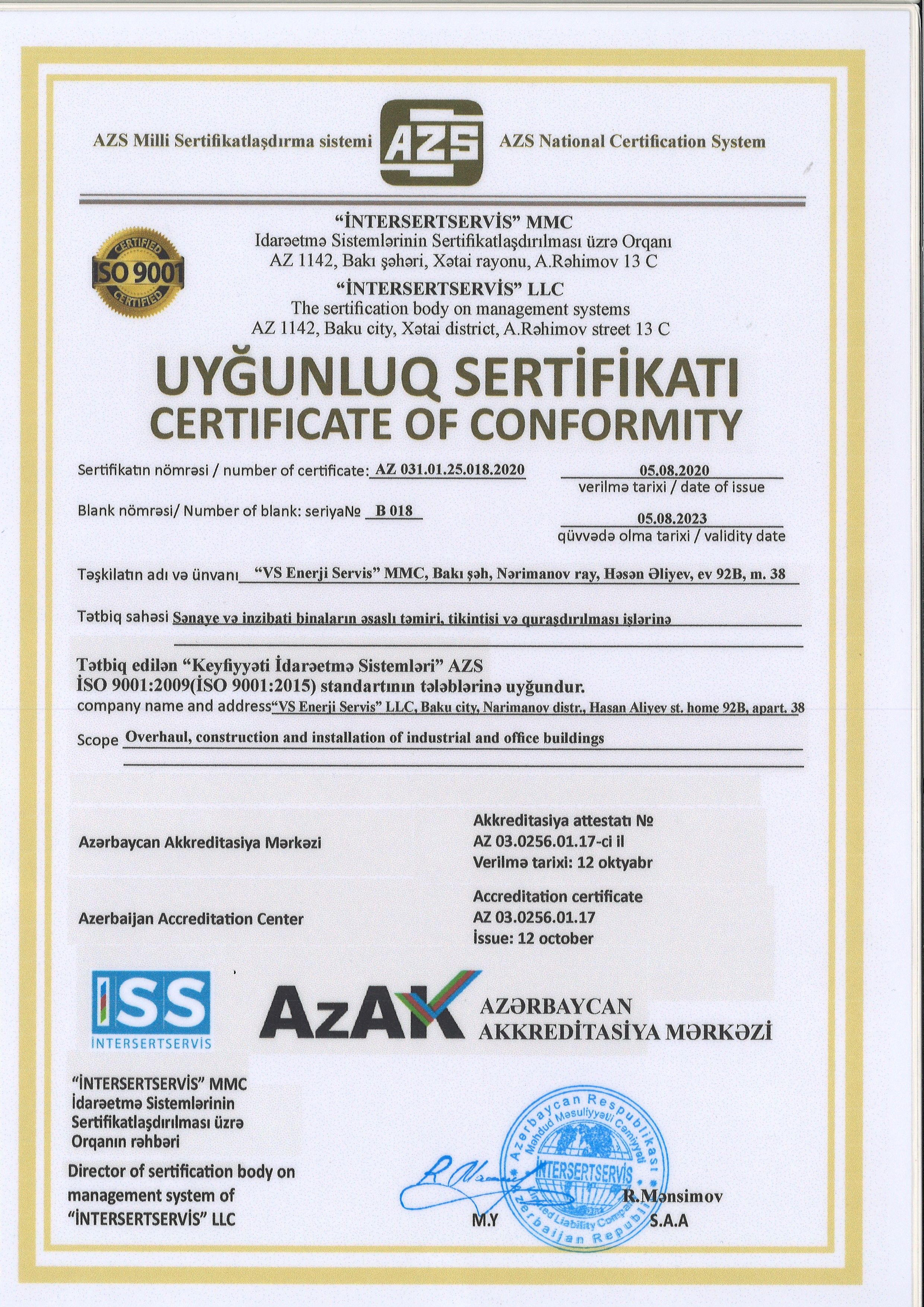 ISO 9001